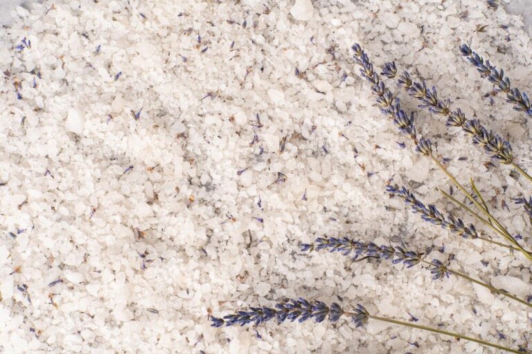 Lavender salt cooking lavander salt with dried lavender flowers lavender spa set 344168 3339